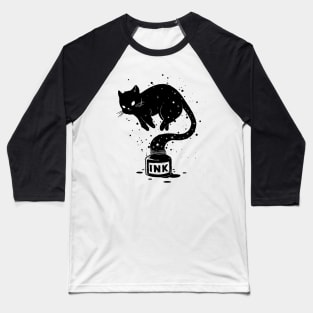 cat Baseball T-Shirt